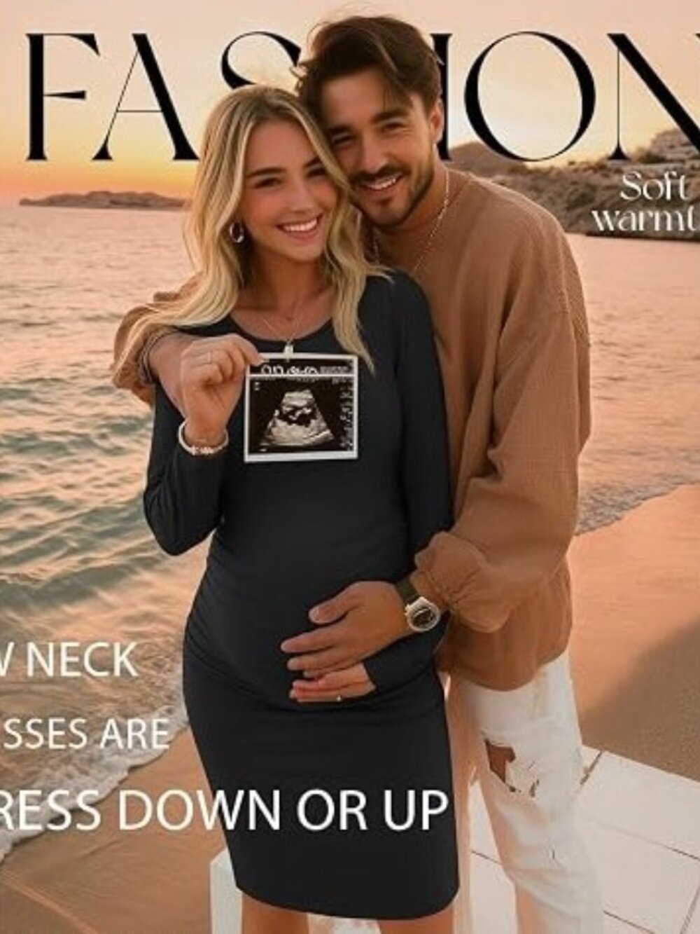 Long Sleeve Maternity Dress
